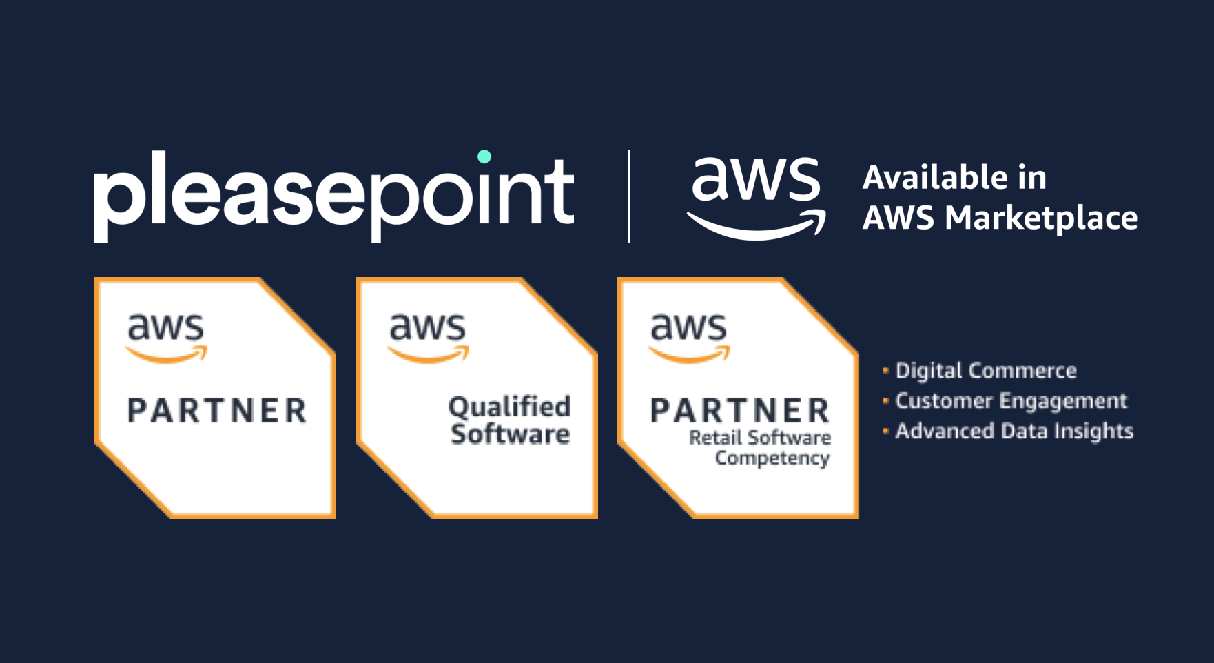 Pleasepoint obtiene la AWS Retail Competency: Software validado para retail - Pleasepoint